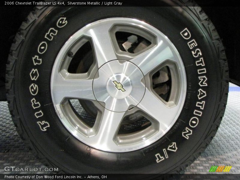 Silverstone Metallic / Light Gray 2006 Chevrolet TrailBlazer LS 4x4