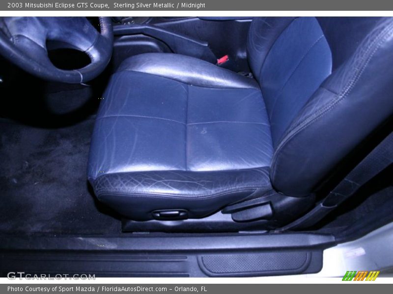 Sterling Silver Metallic / Midnight 2003 Mitsubishi Eclipse GTS Coupe