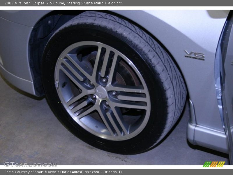 Sterling Silver Metallic / Midnight 2003 Mitsubishi Eclipse GTS Coupe