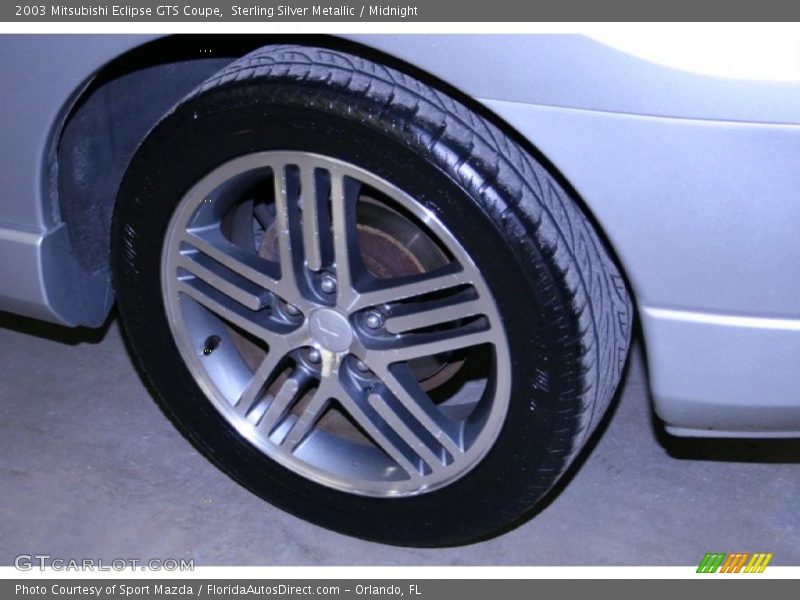 Sterling Silver Metallic / Midnight 2003 Mitsubishi Eclipse GTS Coupe