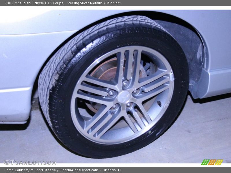 Sterling Silver Metallic / Midnight 2003 Mitsubishi Eclipse GTS Coupe