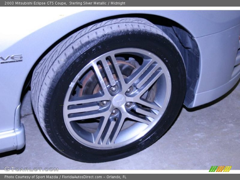 Sterling Silver Metallic / Midnight 2003 Mitsubishi Eclipse GTS Coupe