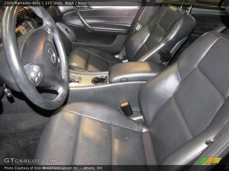 Black / Black 2006 Mercedes-Benz C 230 Sport