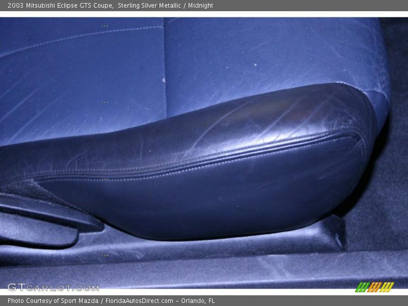 Sterling Silver Metallic / Midnight 2003 Mitsubishi Eclipse GTS Coupe