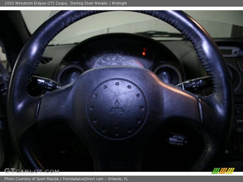 Sterling Silver Metallic / Midnight 2003 Mitsubishi Eclipse GTS Coupe