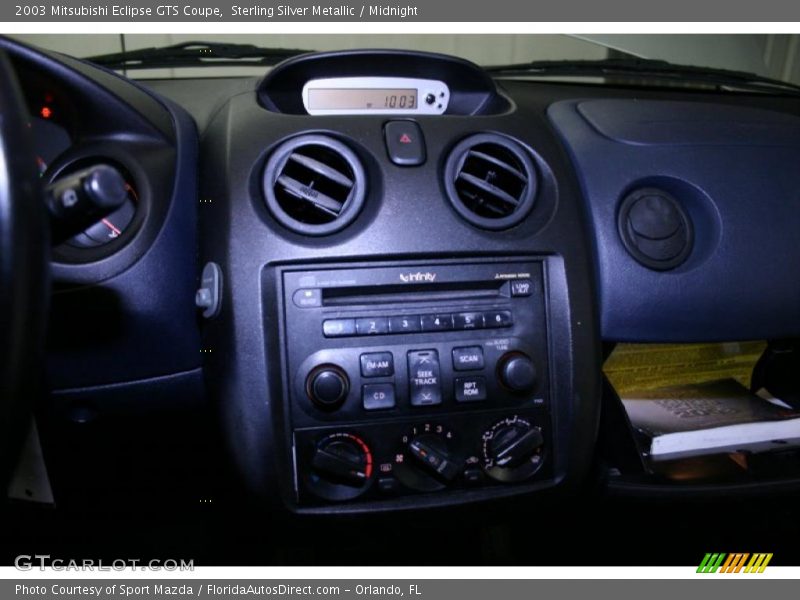 Sterling Silver Metallic / Midnight 2003 Mitsubishi Eclipse GTS Coupe