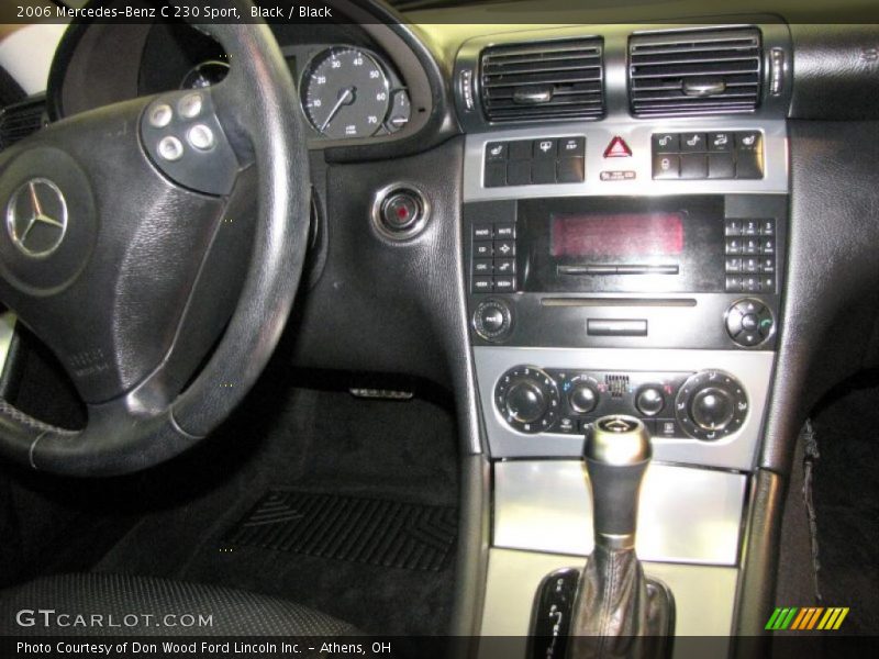 Black / Black 2006 Mercedes-Benz C 230 Sport