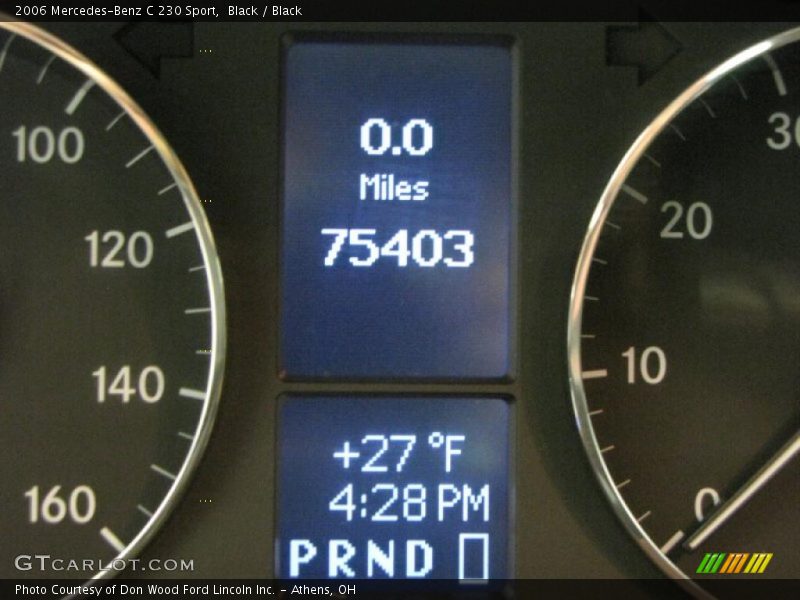 Black / Black 2006 Mercedes-Benz C 230 Sport
