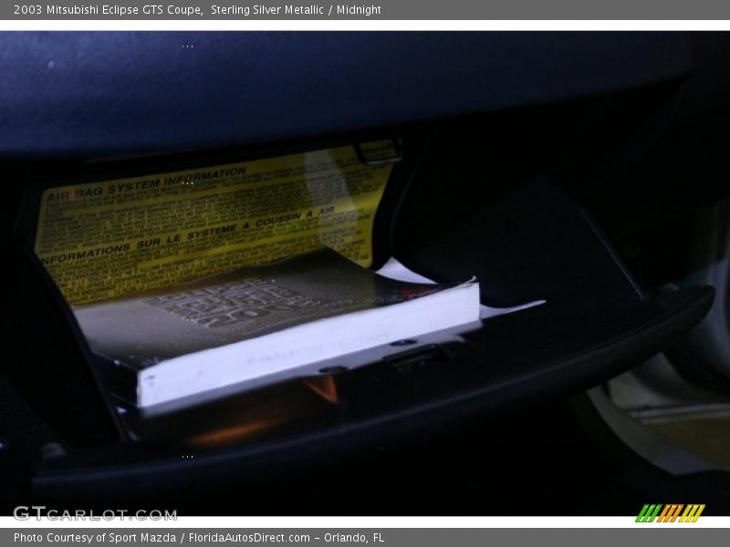Sterling Silver Metallic / Midnight 2003 Mitsubishi Eclipse GTS Coupe