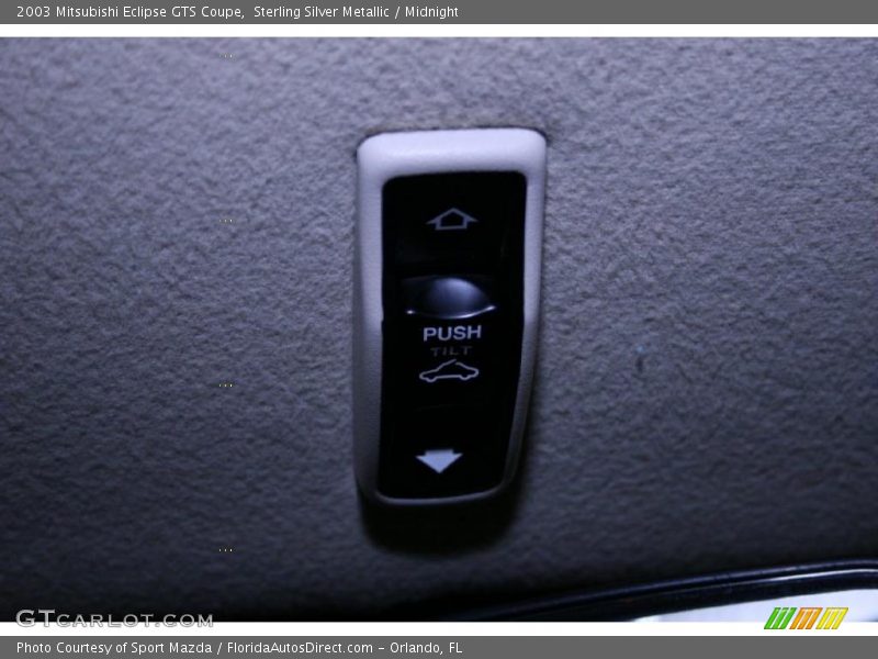 Sterling Silver Metallic / Midnight 2003 Mitsubishi Eclipse GTS Coupe