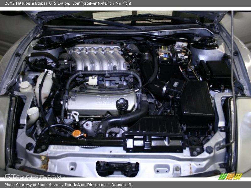 Sterling Silver Metallic / Midnight 2003 Mitsubishi Eclipse GTS Coupe