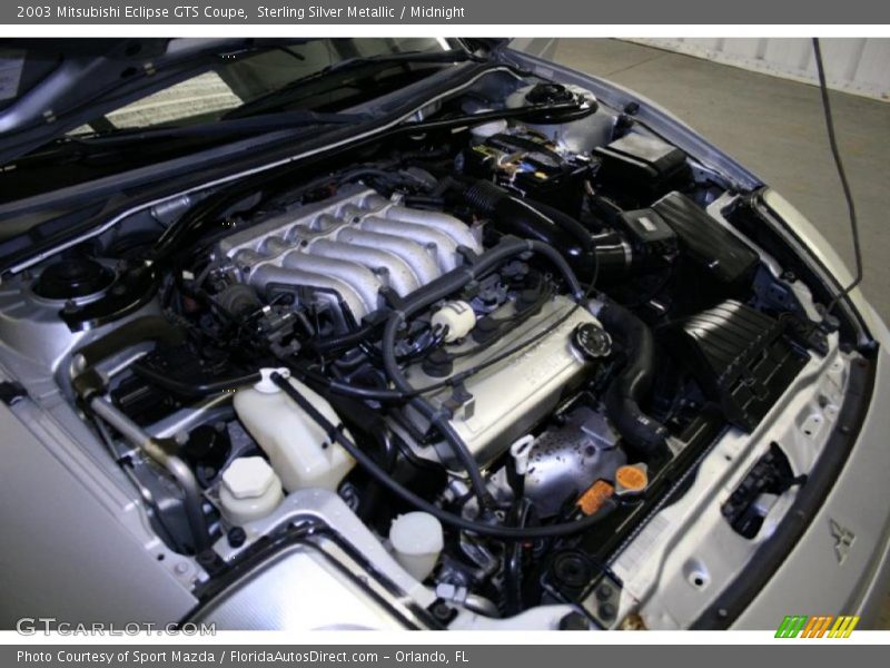 Sterling Silver Metallic / Midnight 2003 Mitsubishi Eclipse GTS Coupe