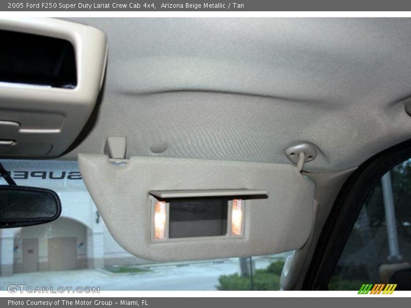 Arizona Beige Metallic / Tan 2005 Ford F250 Super Duty Lariat Crew Cab 4x4