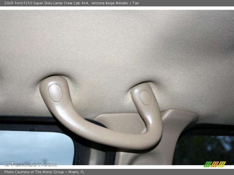 Arizona Beige Metallic / Tan 2005 Ford F250 Super Duty Lariat Crew Cab 4x4
