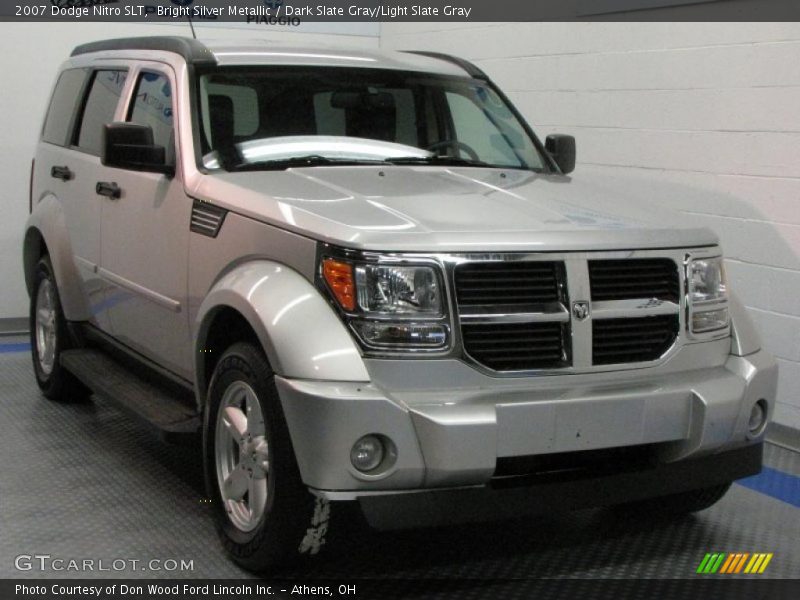 Bright Silver Metallic / Dark Slate Gray/Light Slate Gray 2007 Dodge Nitro SLT