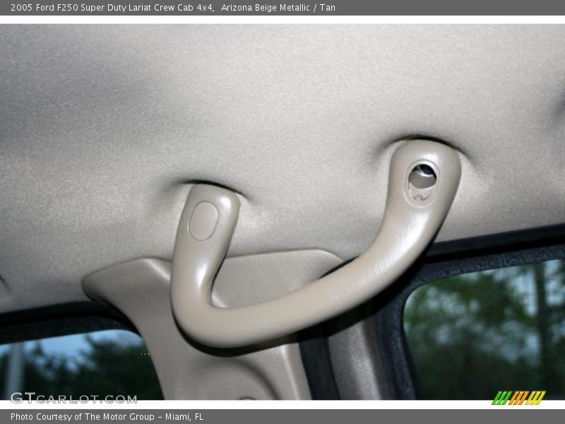 Arizona Beige Metallic / Tan 2005 Ford F250 Super Duty Lariat Crew Cab 4x4