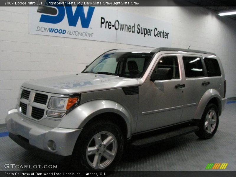 Bright Silver Metallic / Dark Slate Gray/Light Slate Gray 2007 Dodge Nitro SLT