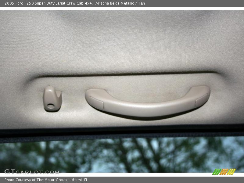 Arizona Beige Metallic / Tan 2005 Ford F250 Super Duty Lariat Crew Cab 4x4