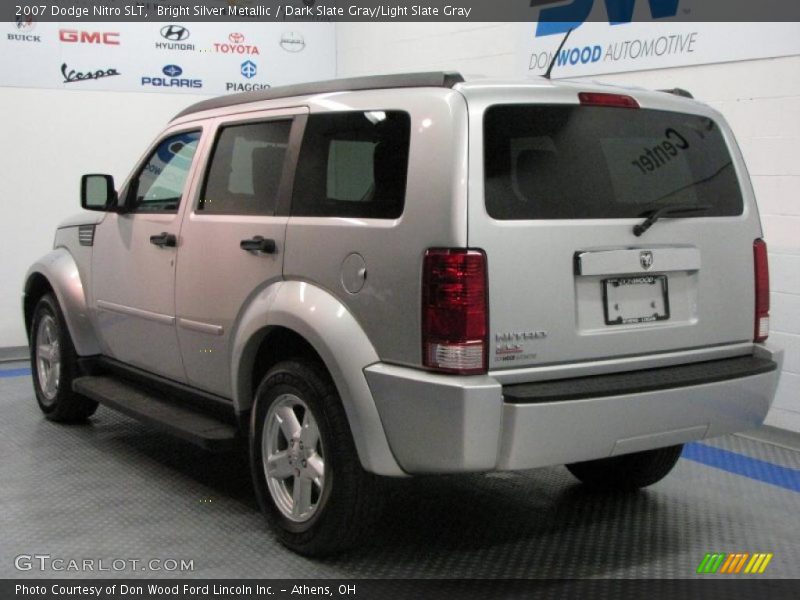 Bright Silver Metallic / Dark Slate Gray/Light Slate Gray 2007 Dodge Nitro SLT