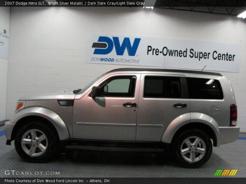 Bright Silver Metallic / Dark Slate Gray/Light Slate Gray 2007 Dodge Nitro SLT