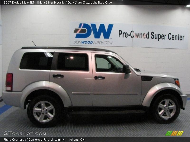 Bright Silver Metallic / Dark Slate Gray/Light Slate Gray 2007 Dodge Nitro SLT
