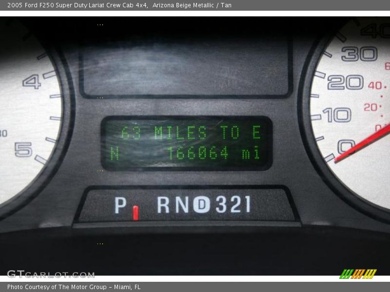 Arizona Beige Metallic / Tan 2005 Ford F250 Super Duty Lariat Crew Cab 4x4