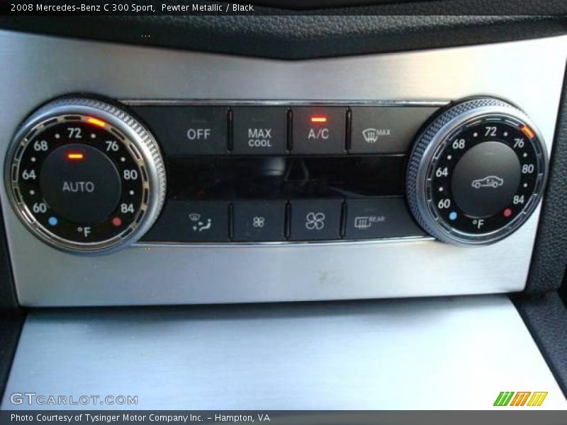 Pewter Metallic / Black 2008 Mercedes-Benz C 300 Sport