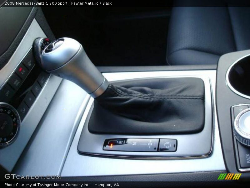 Pewter Metallic / Black 2008 Mercedes-Benz C 300 Sport