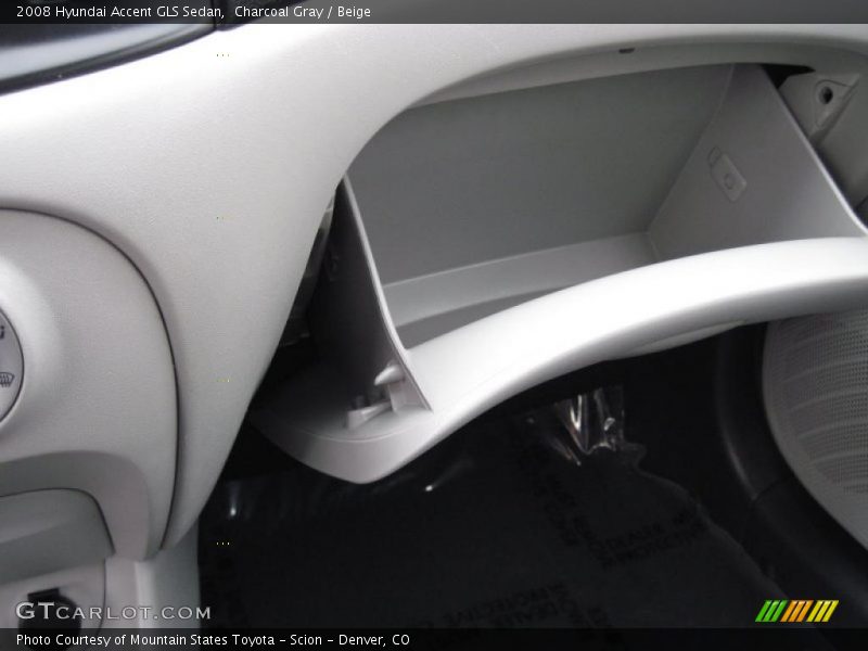 Charcoal Gray / Beige 2008 Hyundai Accent GLS Sedan