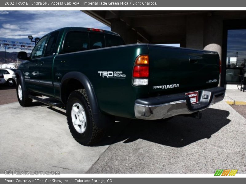 Imperial Jade Green Mica / Light Charcoal 2002 Toyota Tundra SR5 Access Cab 4x4