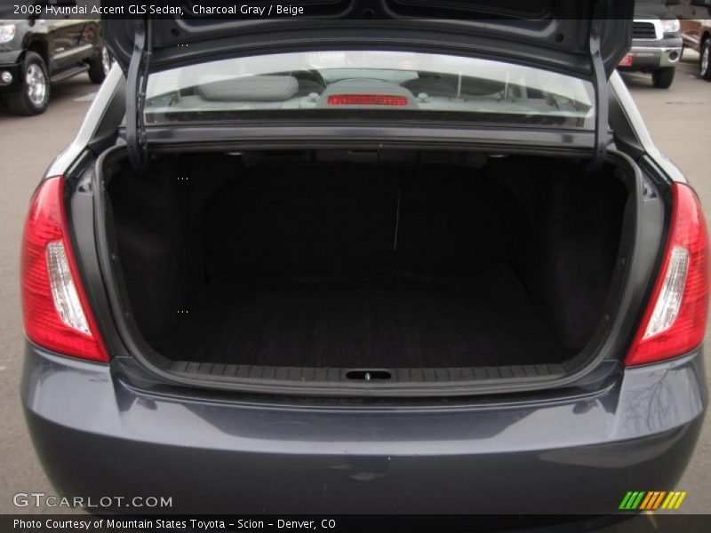 Charcoal Gray / Beige 2008 Hyundai Accent GLS Sedan
