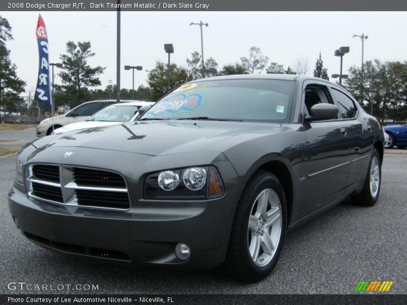 Dark Titanium Metallic / Dark Slate Gray 2008 Dodge Charger R/T