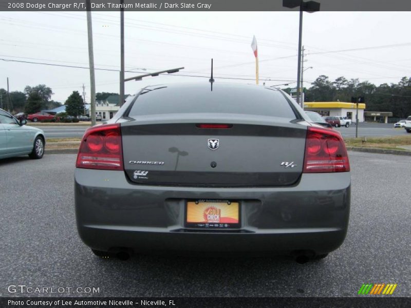 Dark Titanium Metallic / Dark Slate Gray 2008 Dodge Charger R/T