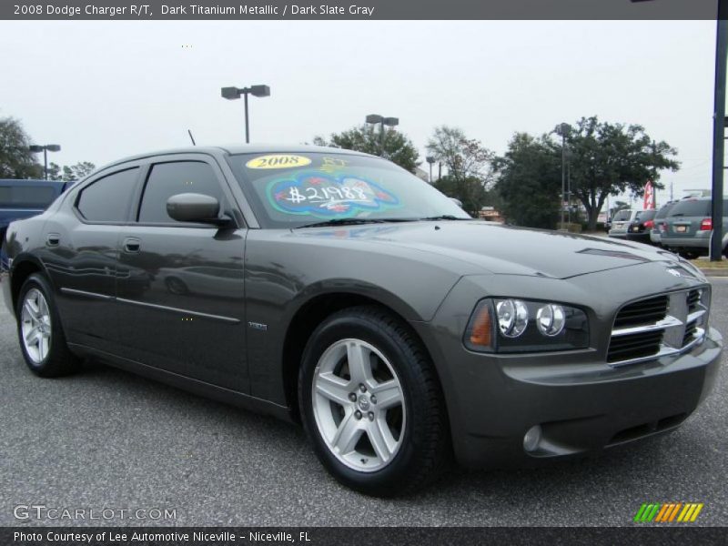 Dark Titanium Metallic / Dark Slate Gray 2008 Dodge Charger R/T