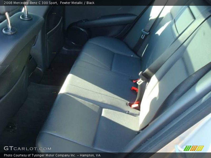Pewter Metallic / Black 2008 Mercedes-Benz C 300 Sport