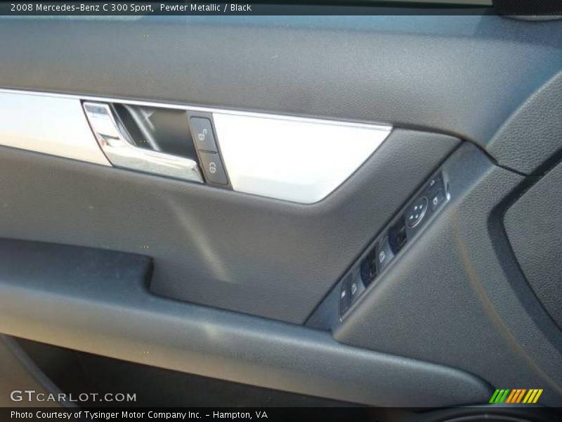 Pewter Metallic / Black 2008 Mercedes-Benz C 300 Sport