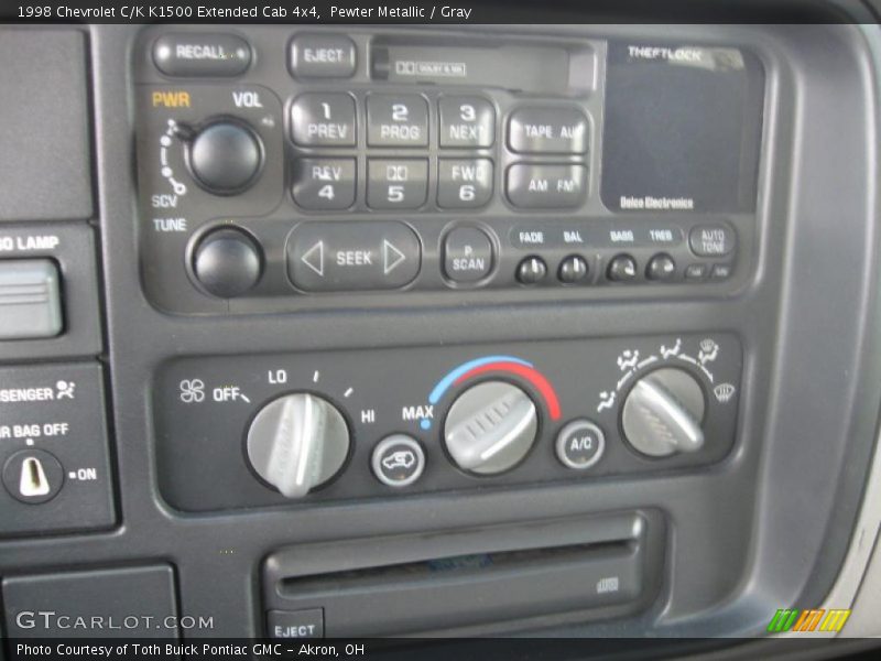 Pewter Metallic / Gray 1998 Chevrolet C/K K1500 Extended Cab 4x4