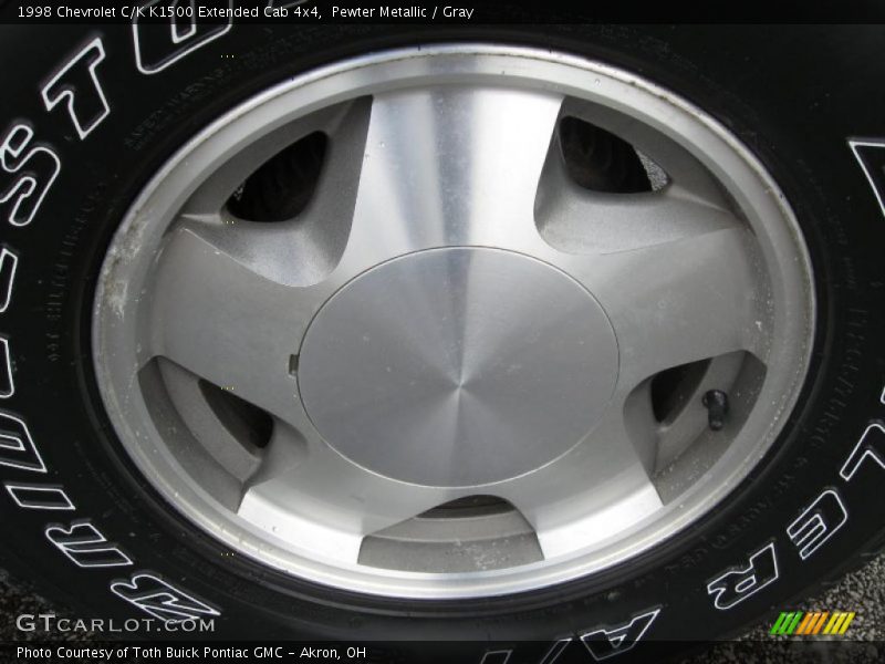Pewter Metallic / Gray 1998 Chevrolet C/K K1500 Extended Cab 4x4