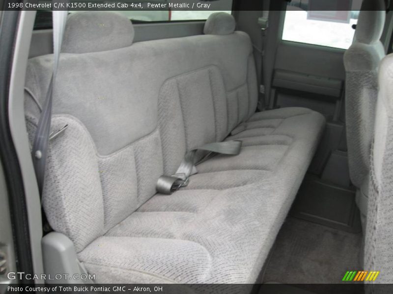 Pewter Metallic / Gray 1998 Chevrolet C/K K1500 Extended Cab 4x4