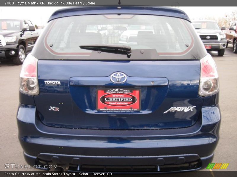 Indigo Ink Bue Pearl / Stone 2008 Toyota Matrix XR