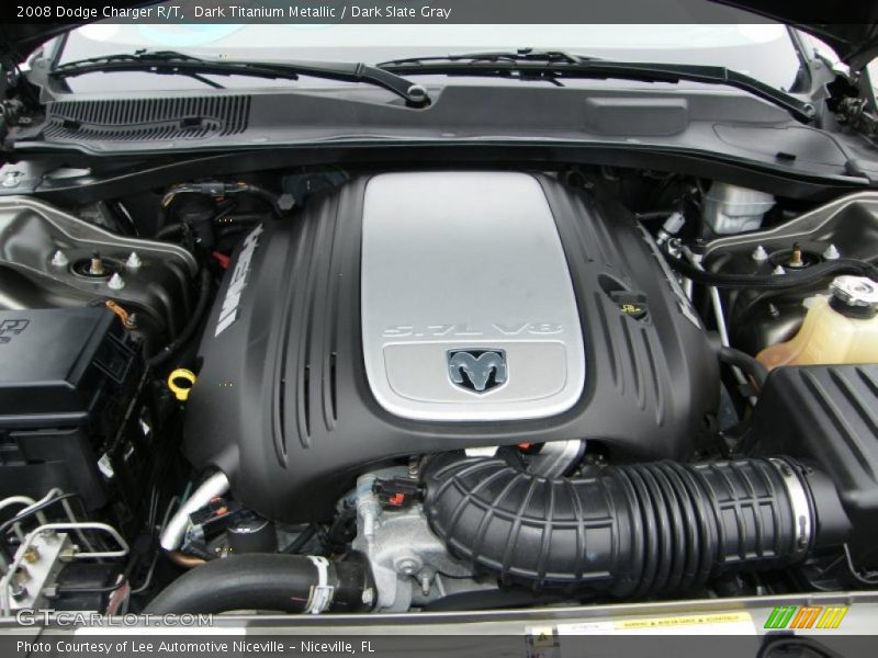 Dark Titanium Metallic / Dark Slate Gray 2008 Dodge Charger R/T