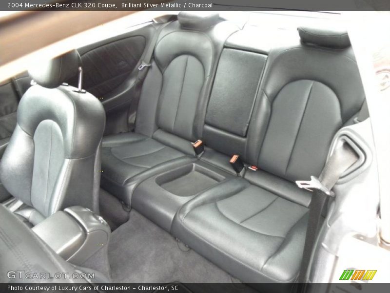 Brilliant Silver Metallic / Charcoal 2004 Mercedes-Benz CLK 320 Coupe