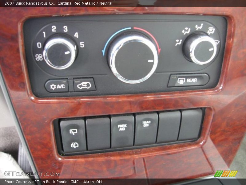 Cardinal Red Metallic / Neutral 2007 Buick Rendezvous CX