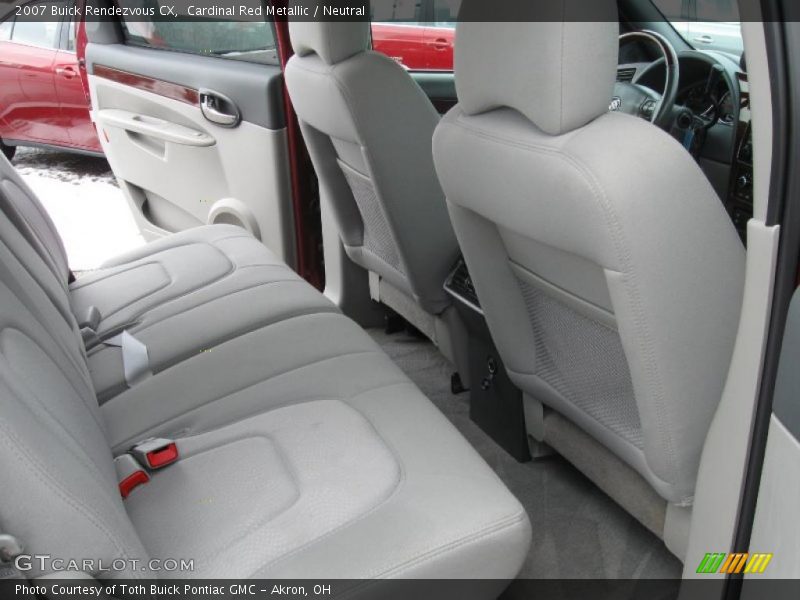 Cardinal Red Metallic / Neutral 2007 Buick Rendezvous CX