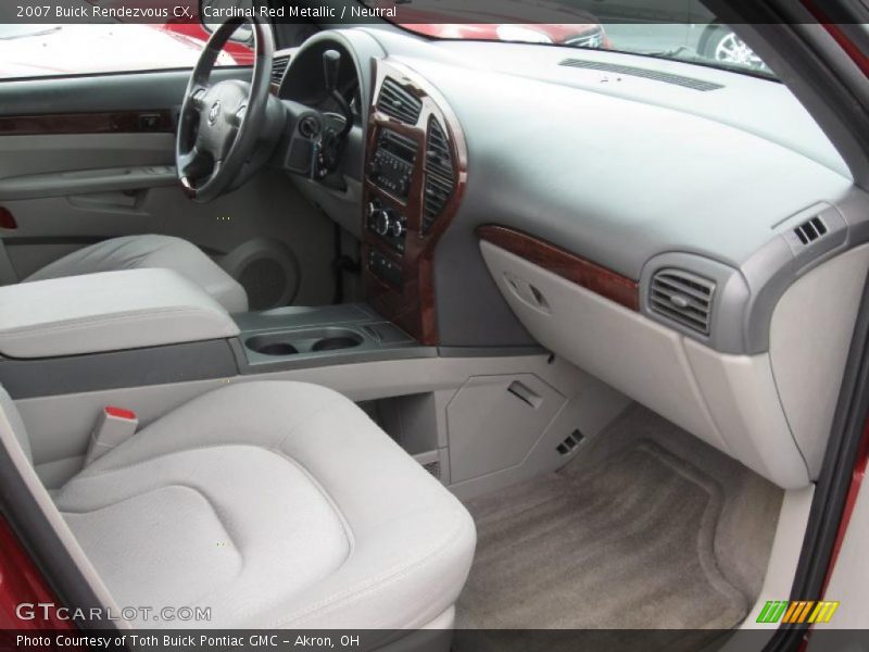 Cardinal Red Metallic / Neutral 2007 Buick Rendezvous CX
