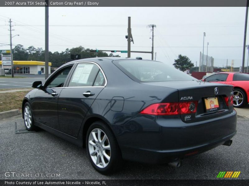 Carbon Gray Pearl / Ebony 2007 Acura TSX Sedan