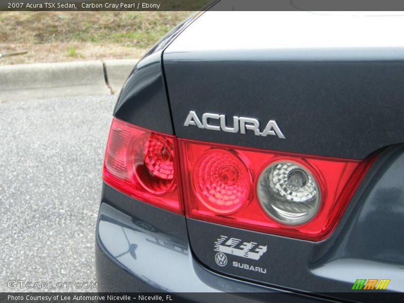 Carbon Gray Pearl / Ebony 2007 Acura TSX Sedan