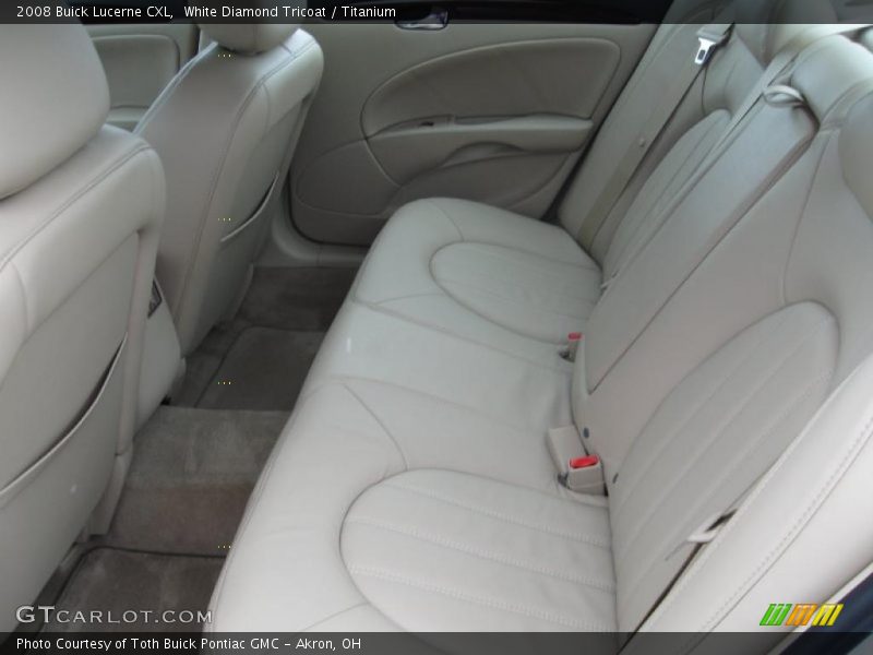 White Diamond Tricoat / Titanium 2008 Buick Lucerne CXL