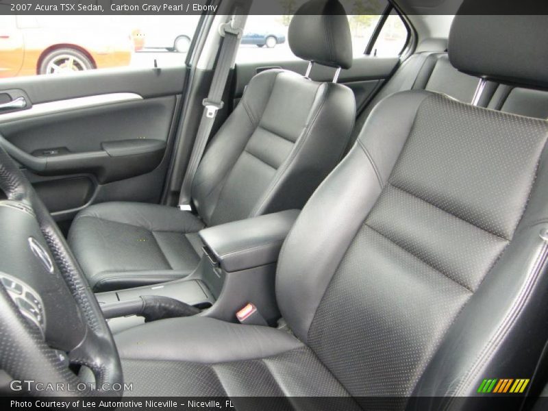 Carbon Gray Pearl / Ebony 2007 Acura TSX Sedan