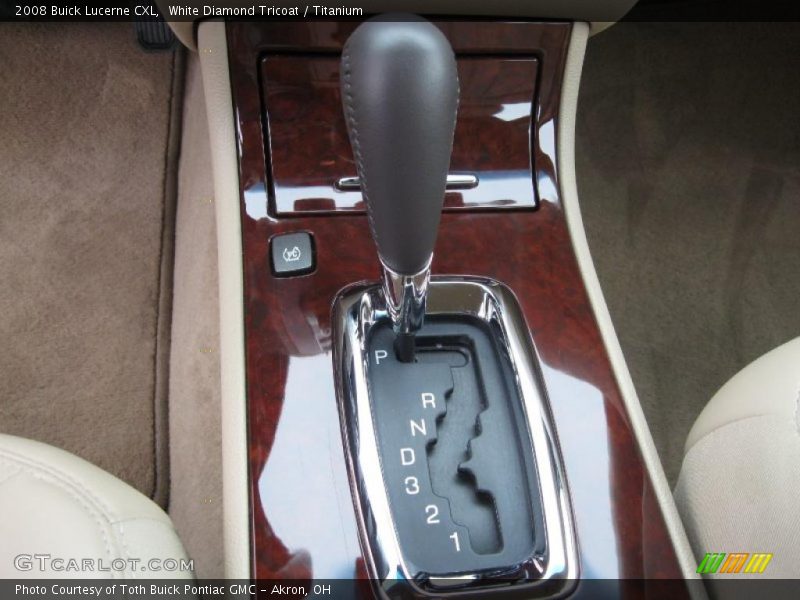 White Diamond Tricoat / Titanium 2008 Buick Lucerne CXL